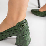 Pantofi Dama Enigma Verde Padure