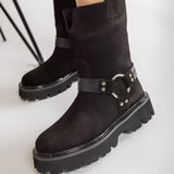Bocanci Suede Style Rider Negre