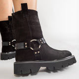 Bocanci Suede Style Rider Negre