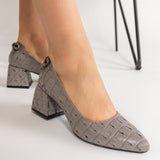 Pantofi Dama Enigma Taupe