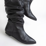 Cizme din piele neagra Bellezza