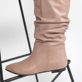 Cizme din piele taupe Bellezza