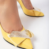 Pantofi Eleganti Decupati Jamila Galben