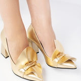 Pantofi eleganti Prestige Auriu