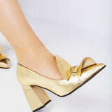 Pantofi eleganti Prestige Auriu