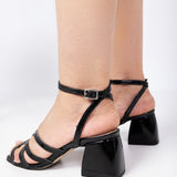 Sandale Din Piele Ambra Black