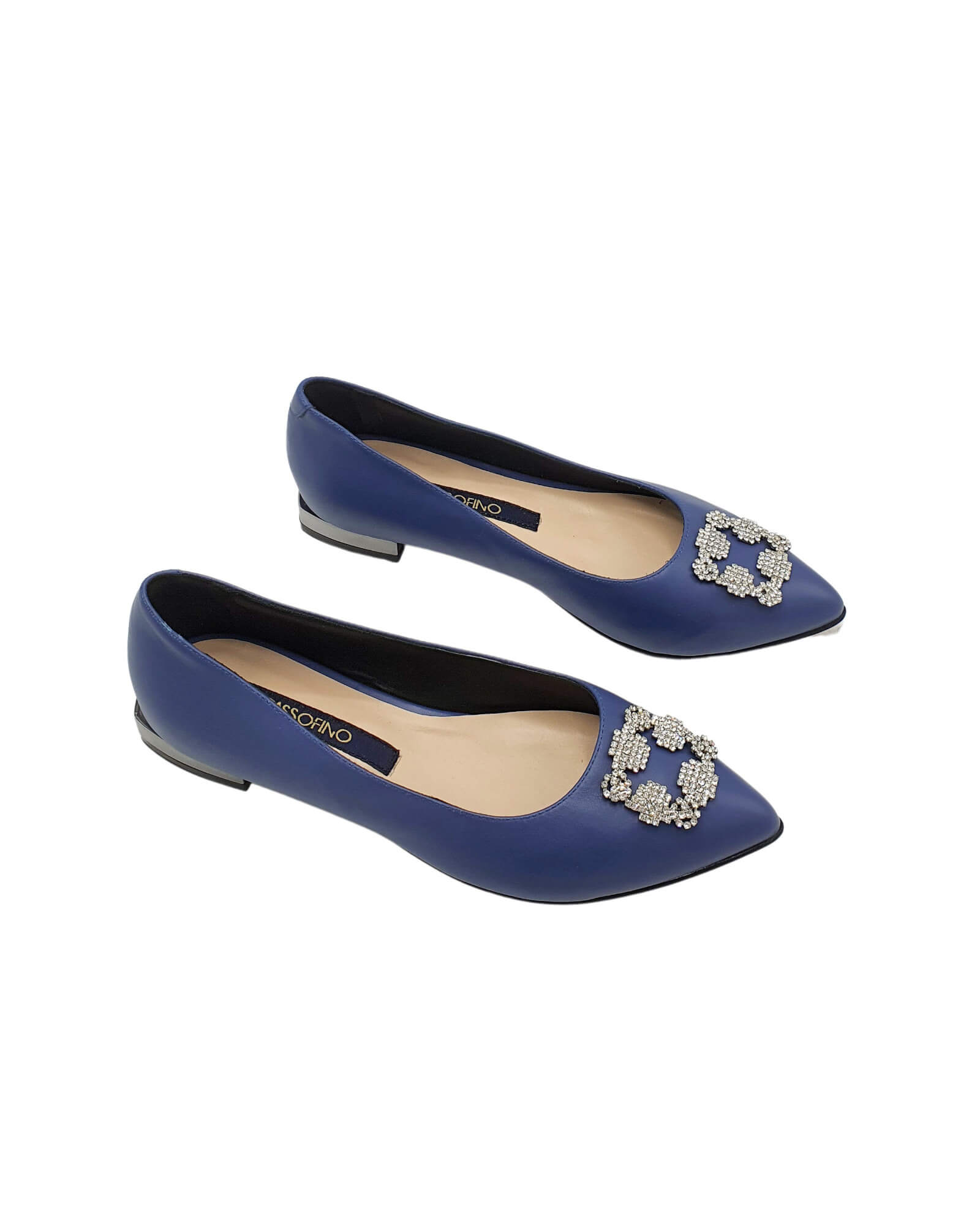 Balerini accesorizati Lara Blue