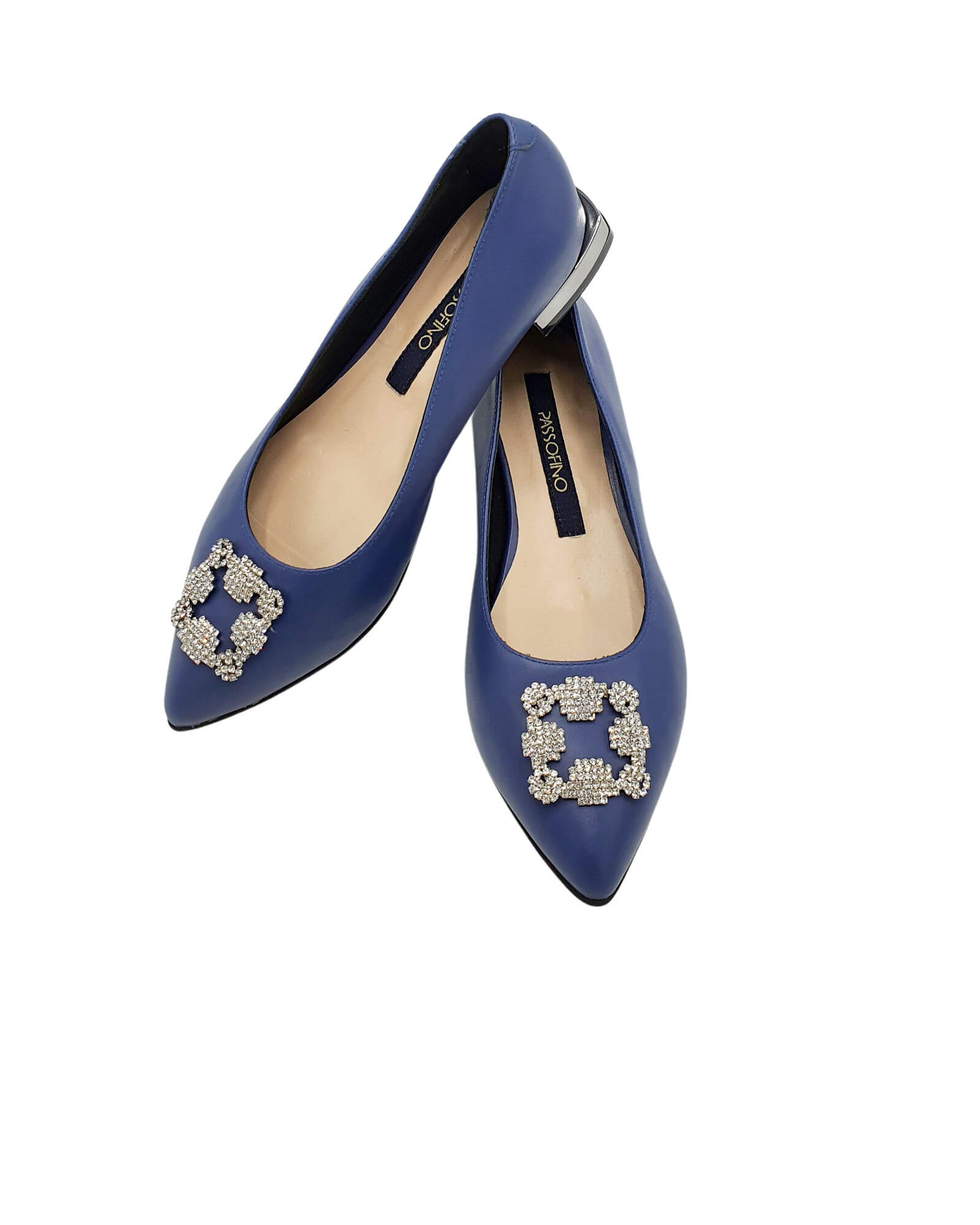 Balerini accesorizati Lara Blue