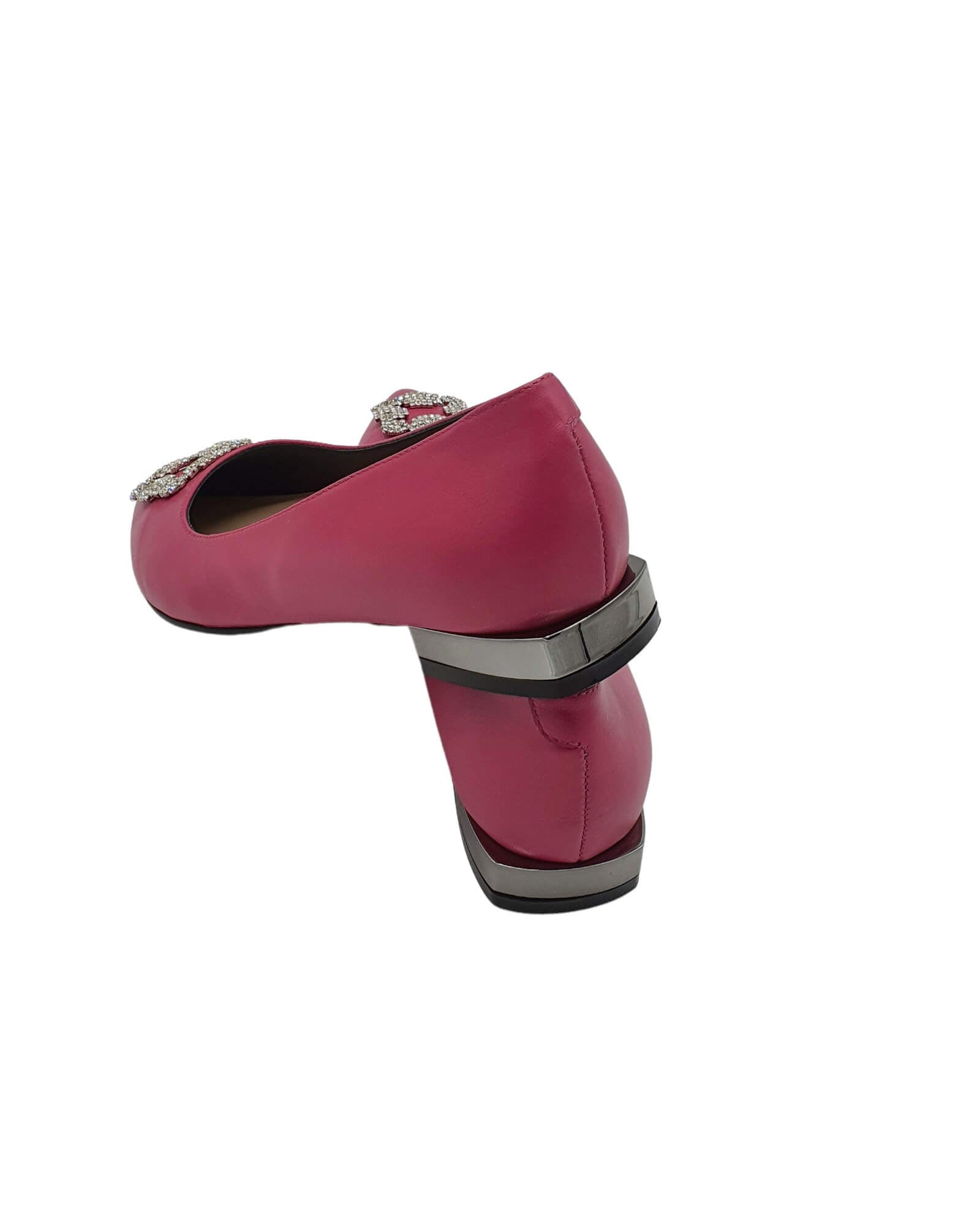 Balerini accesorizati Lara Fuchsia