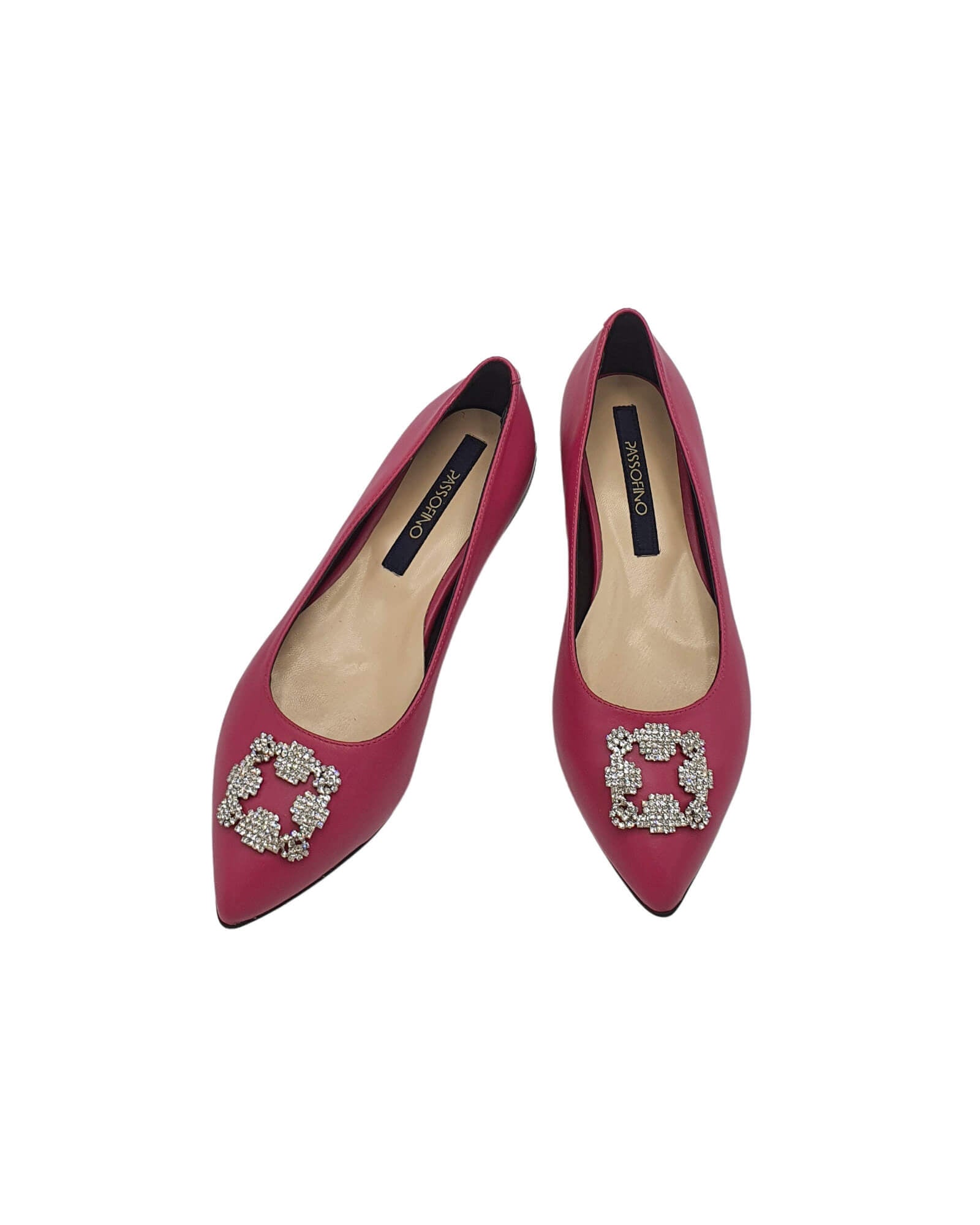 Balerini accesorizati Lara Fuchsia