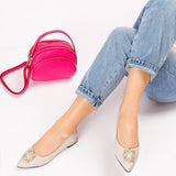 Balerini accesorizati Lara Grey