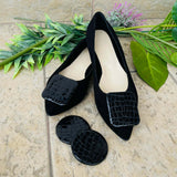 Balerini comozi cu accesorii Andros Black