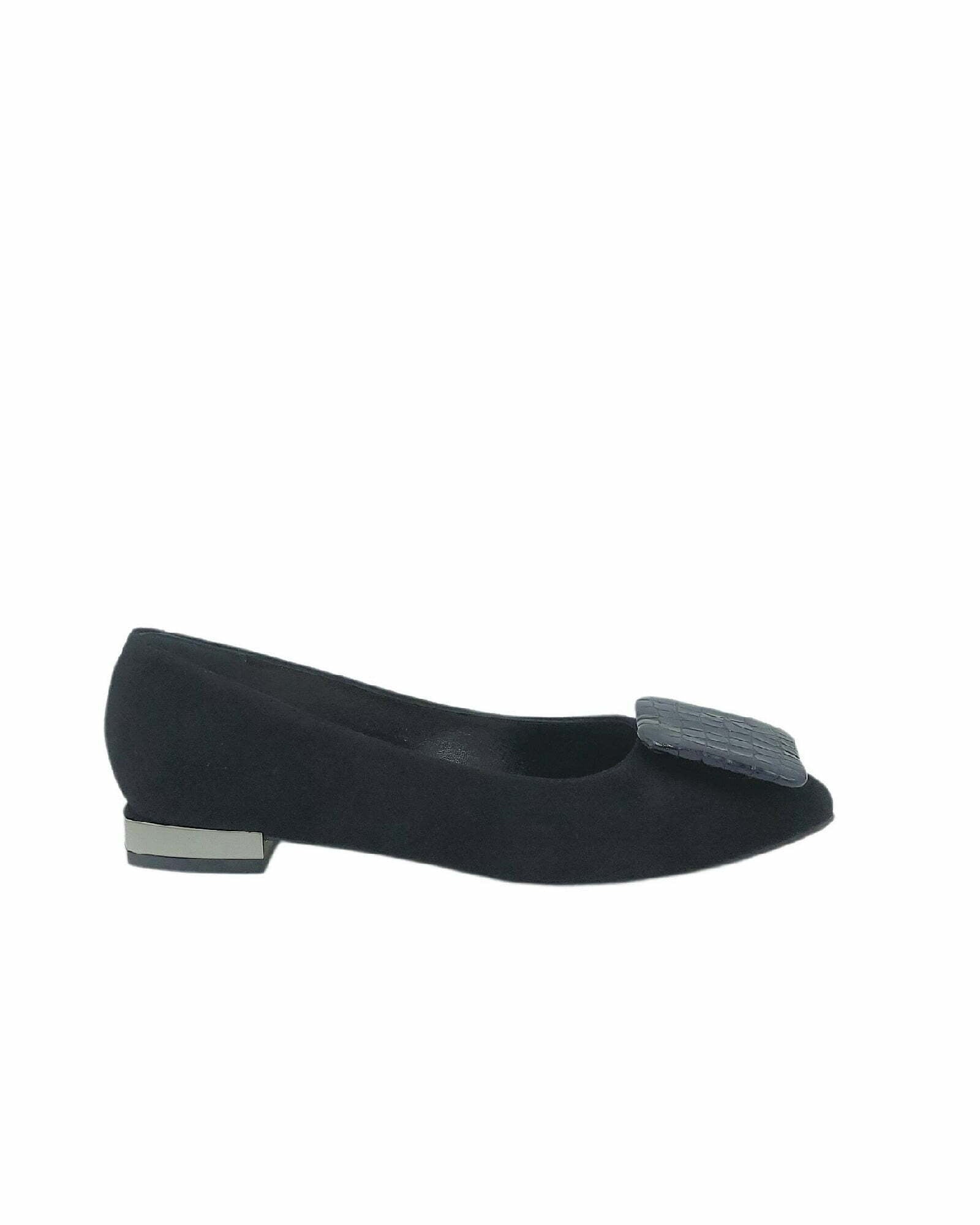 Balerini comozi cu accesorii Andros Black