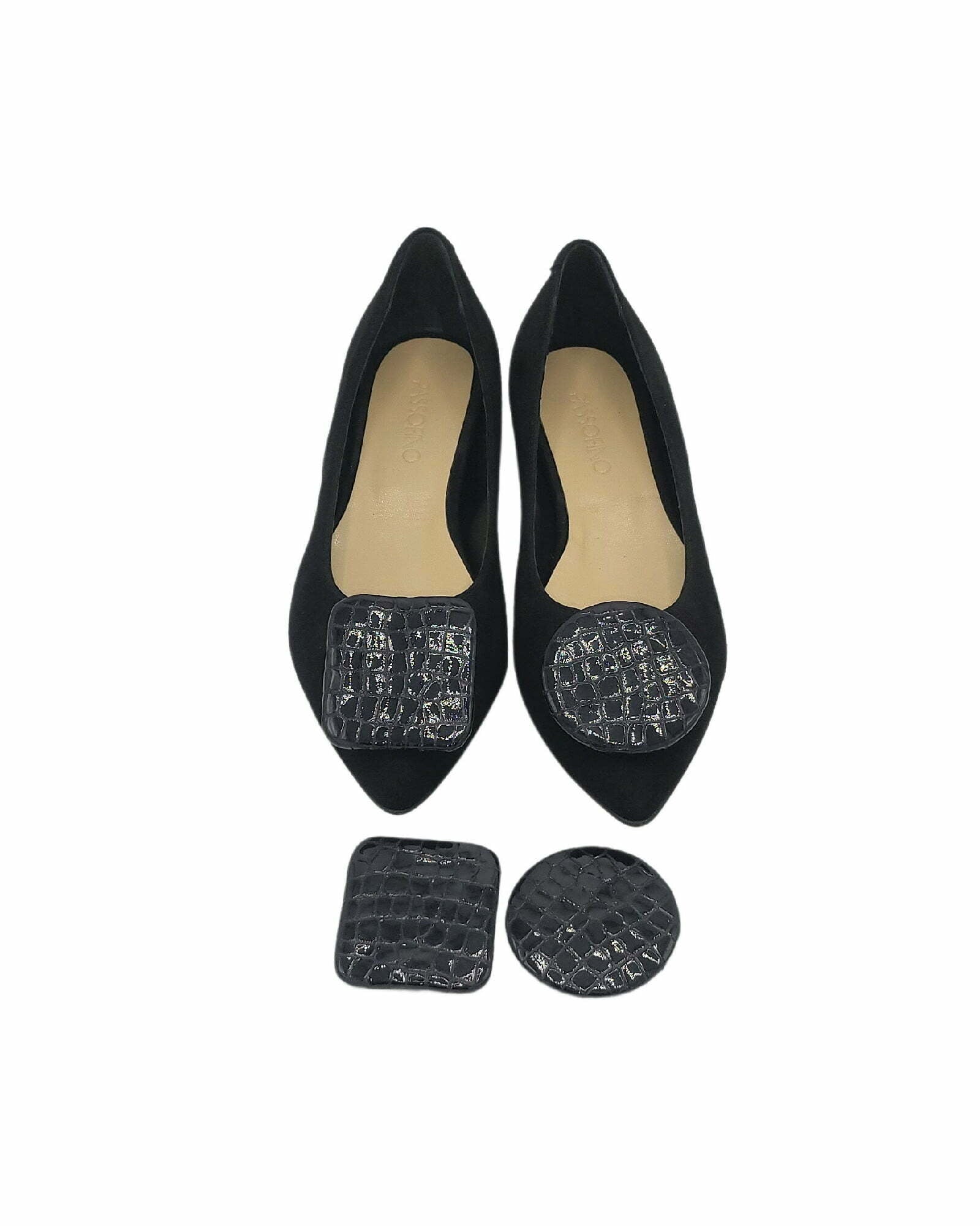 Balerini comozi cu accesorii Andros Black