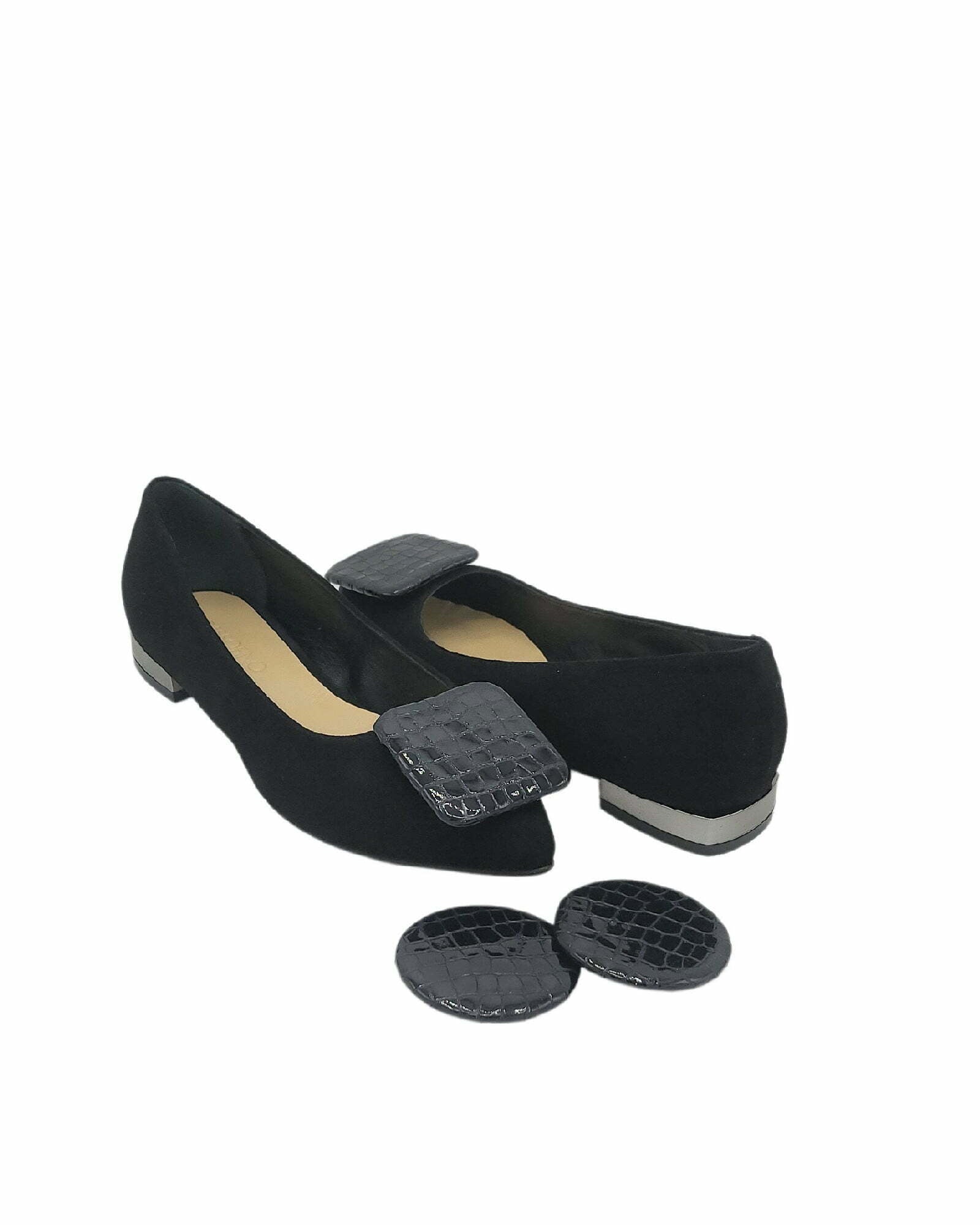 Balerini comozi cu accesorii Andros Black