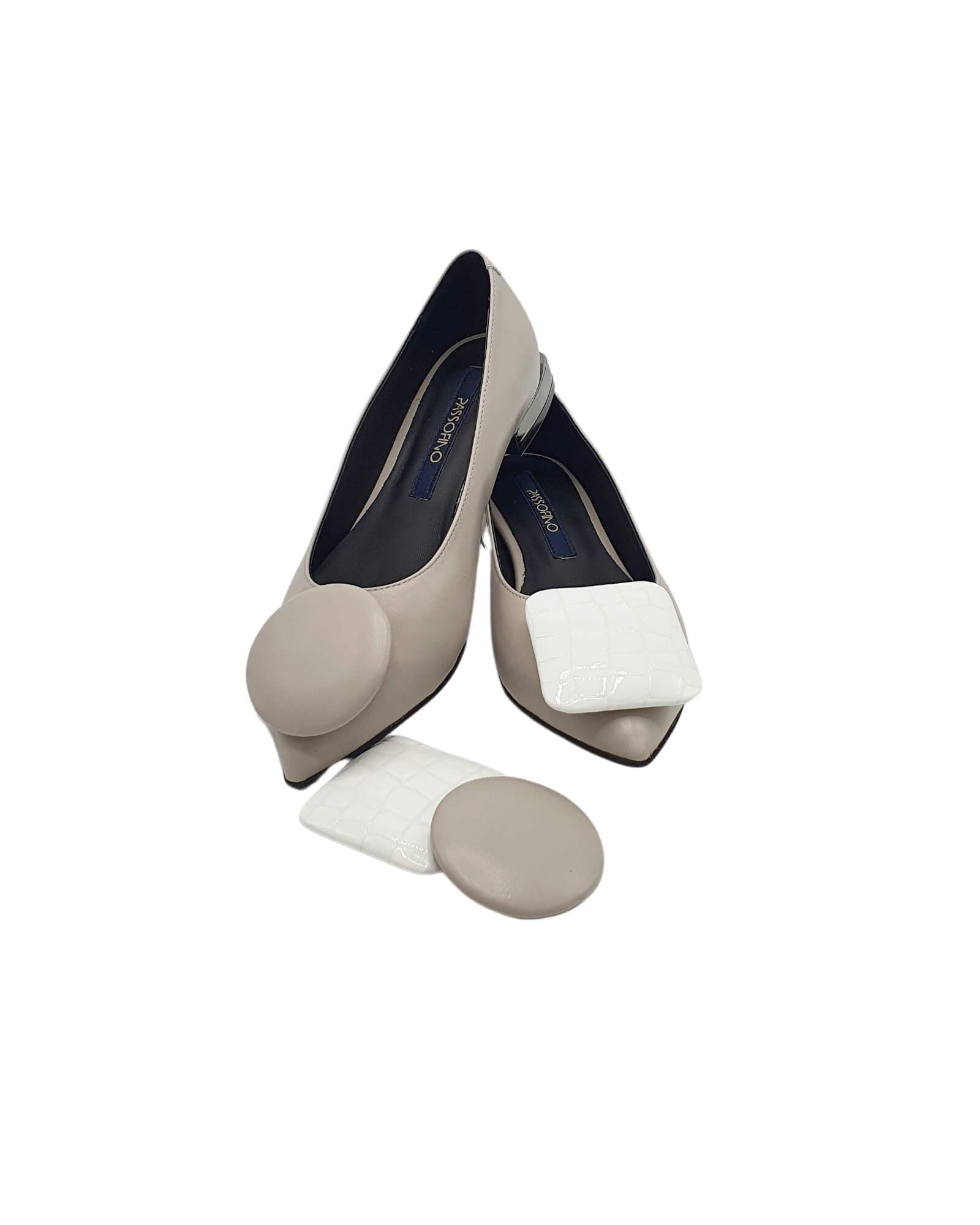 Balerini comozi cu accesorii Andros Grey