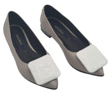 Balerini comozi cu accesorii Andros Grey