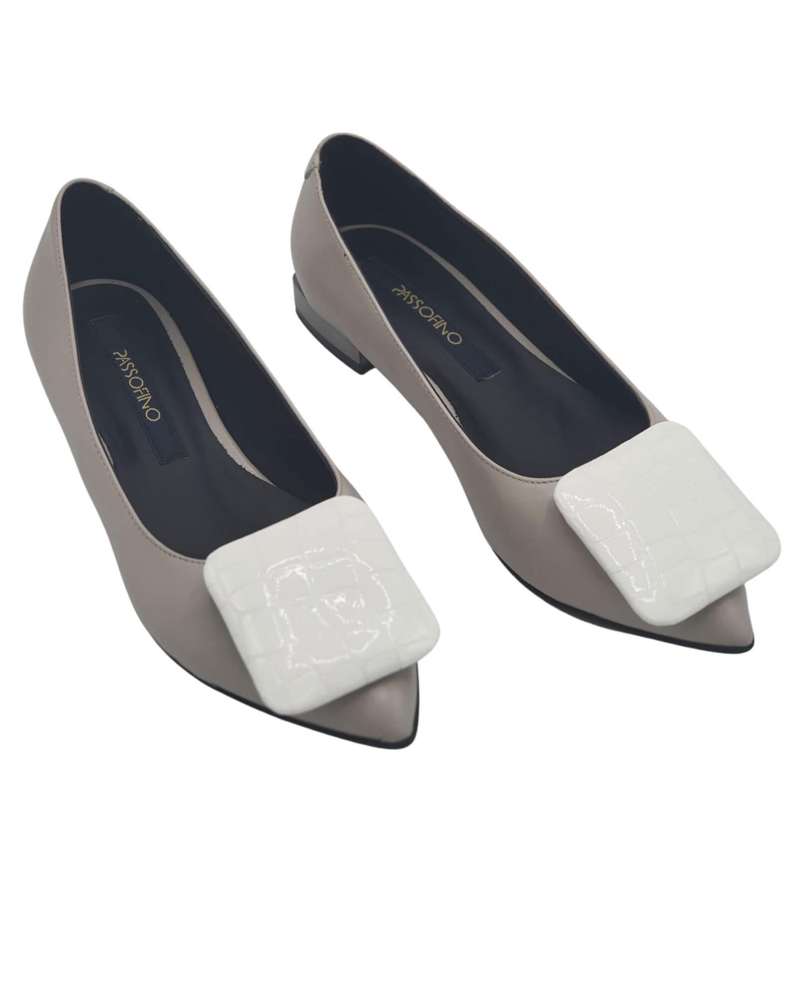 Balerini comozi cu accesorii Andros Grey