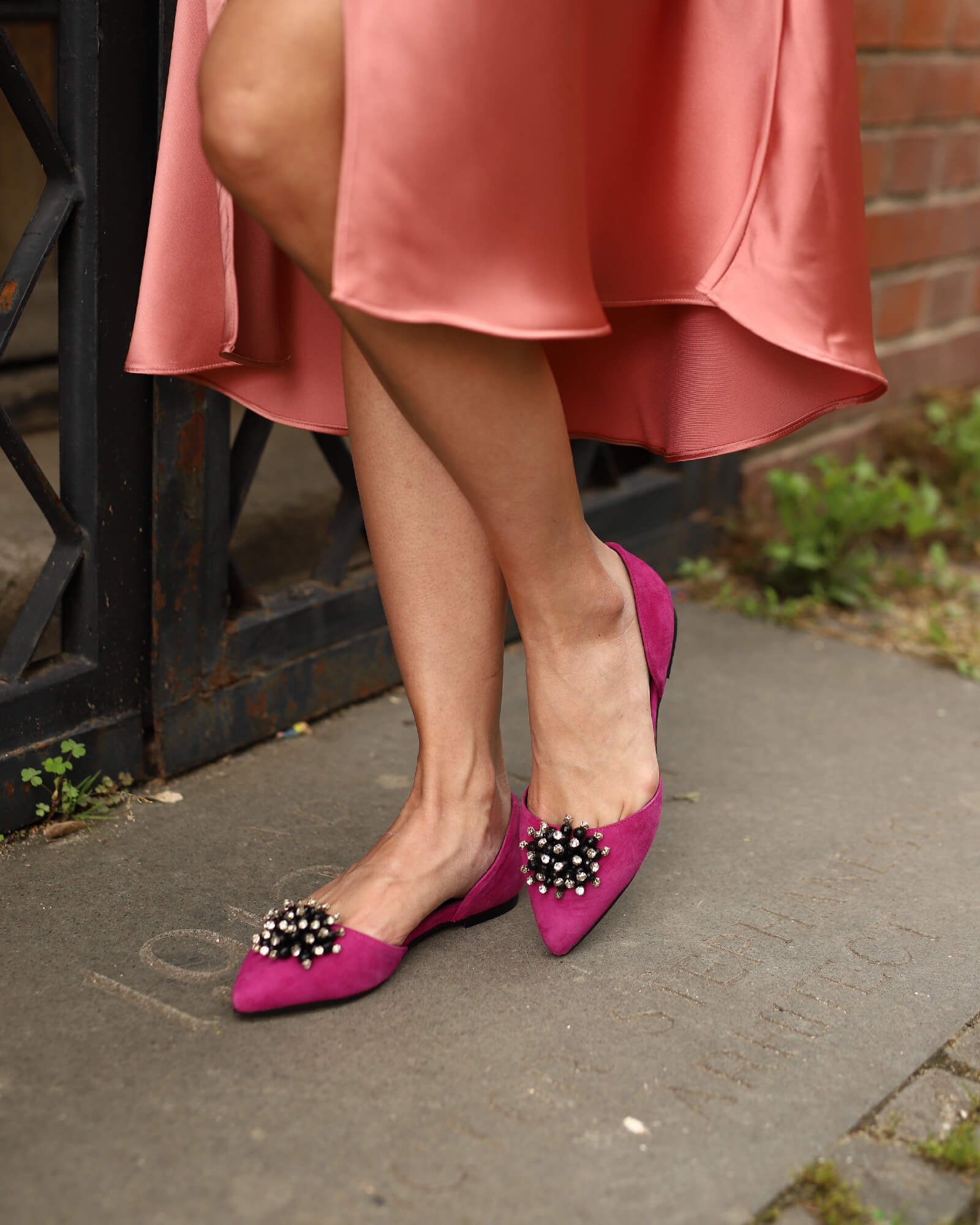 Balerini comozi Sasha Fuchsia