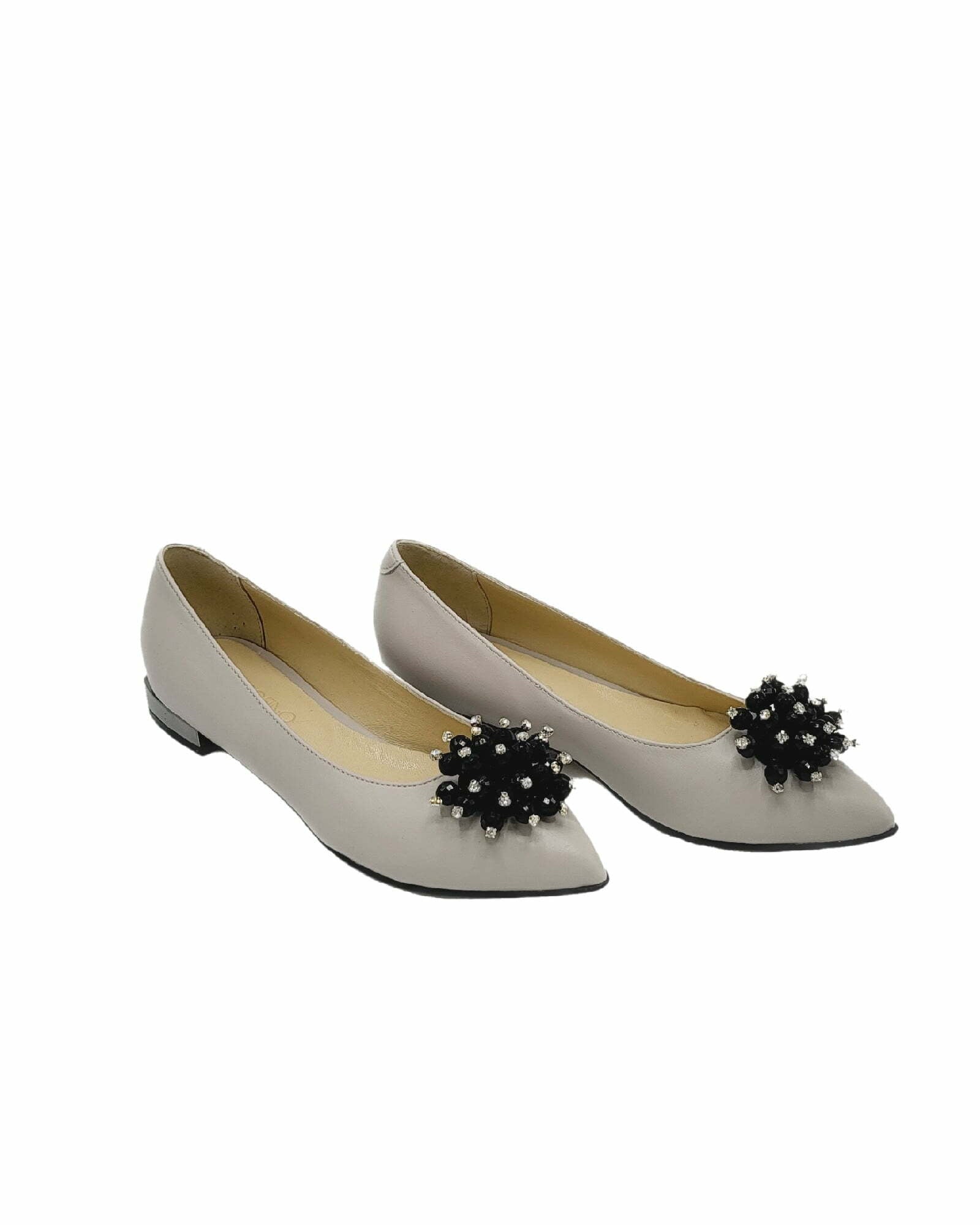 Balerini cu accesoriu Clothos Grey