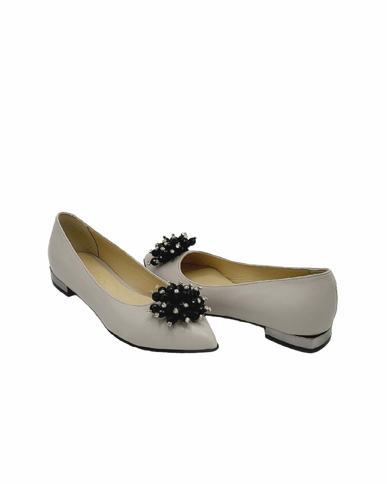 Balerini cu accesoriu Clothos Grey