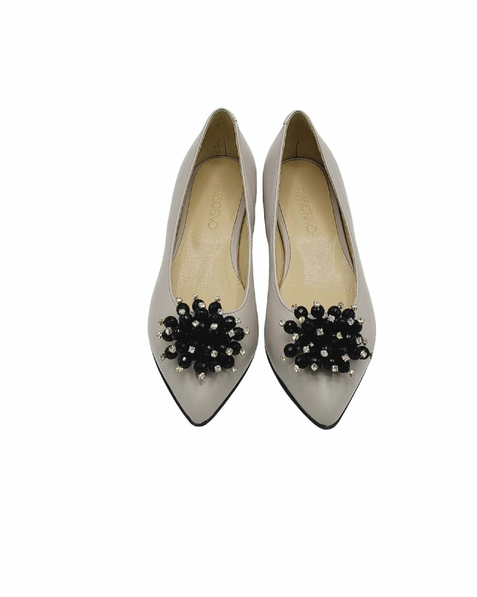 Balerini cu accesoriu Clothos Grey