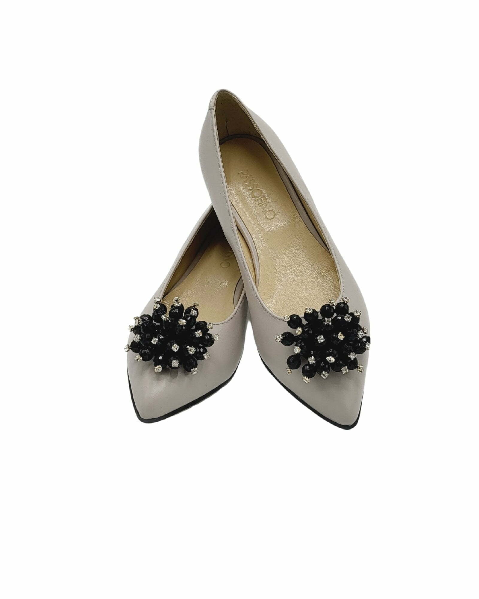 Balerini cu accesoriu Clothos Grey