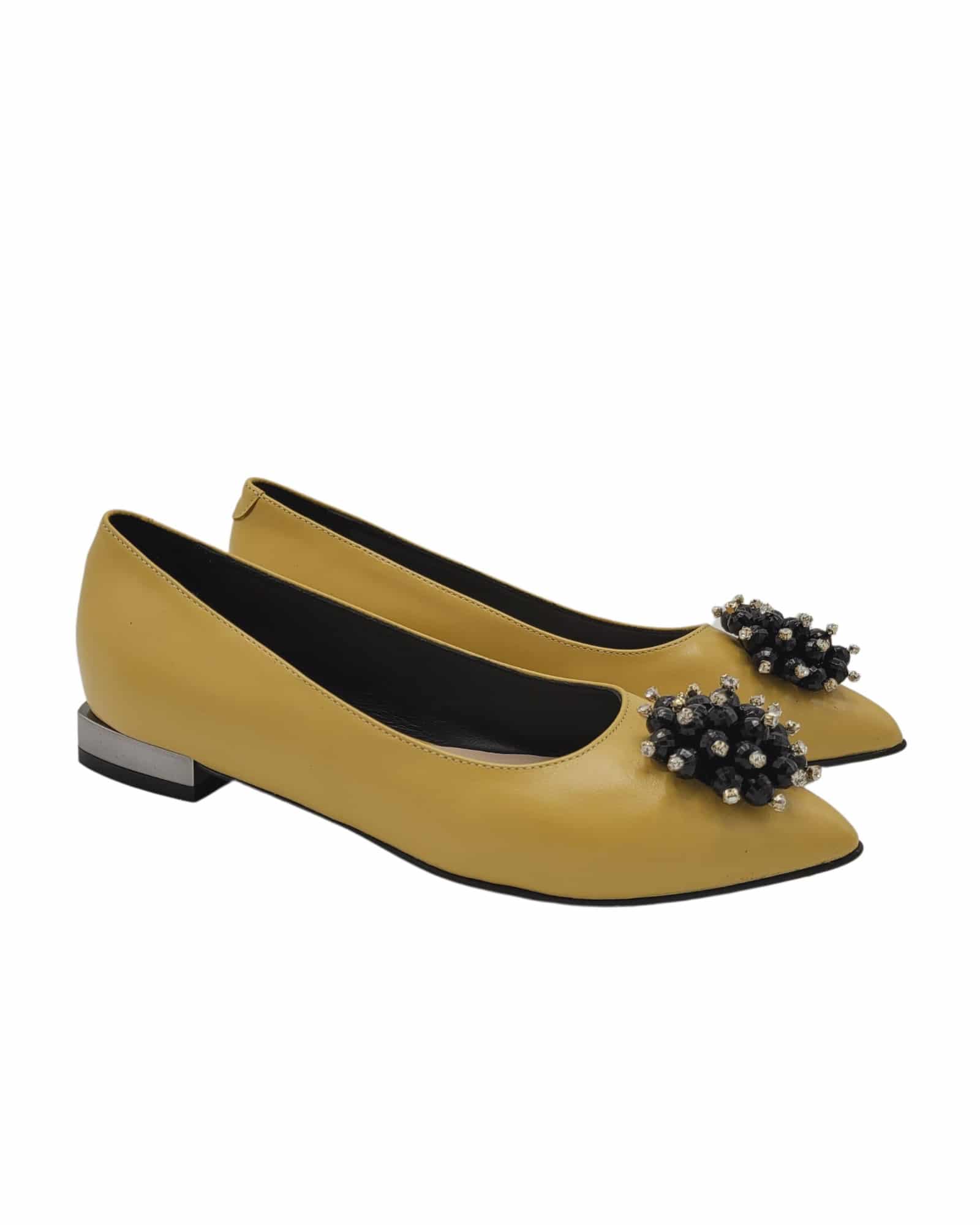 Balerini cu accesoriu Clothos Yellow
