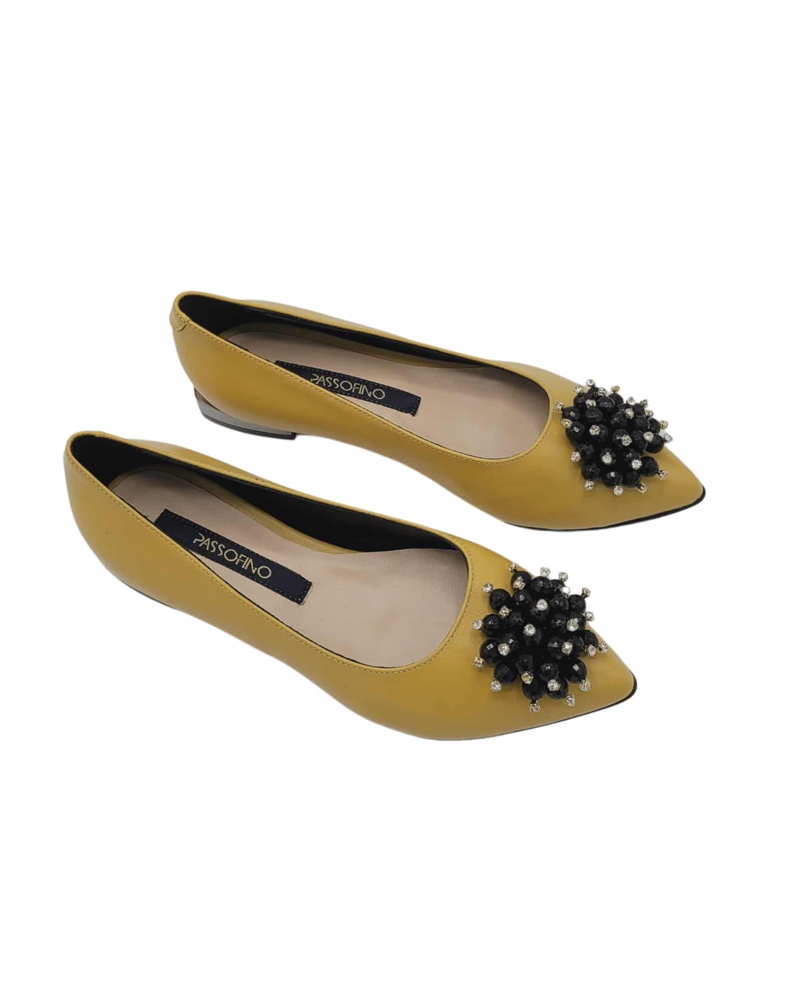 Balerini cu accesoriu Clothos Yellow