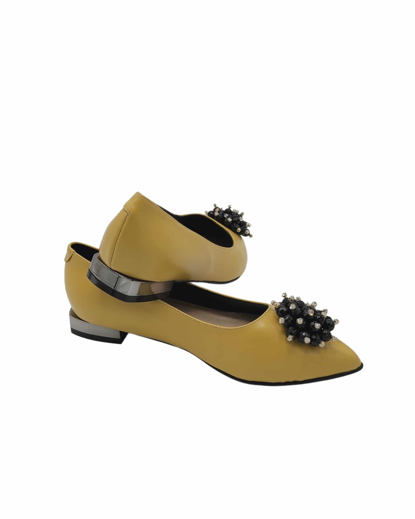 Balerini cu accesoriu Clothos Yellow