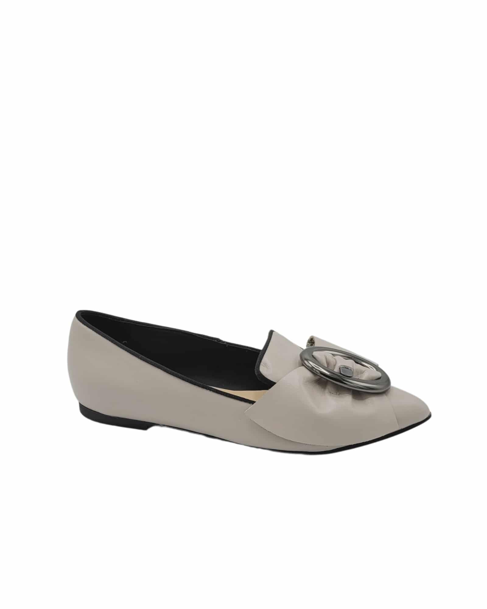 Balerini cu accesoriu oval Blake Grey