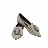 Balerini cu accesoriu oval Blake Grey
