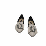 Balerini cu accesoriu oval Blake Grey
