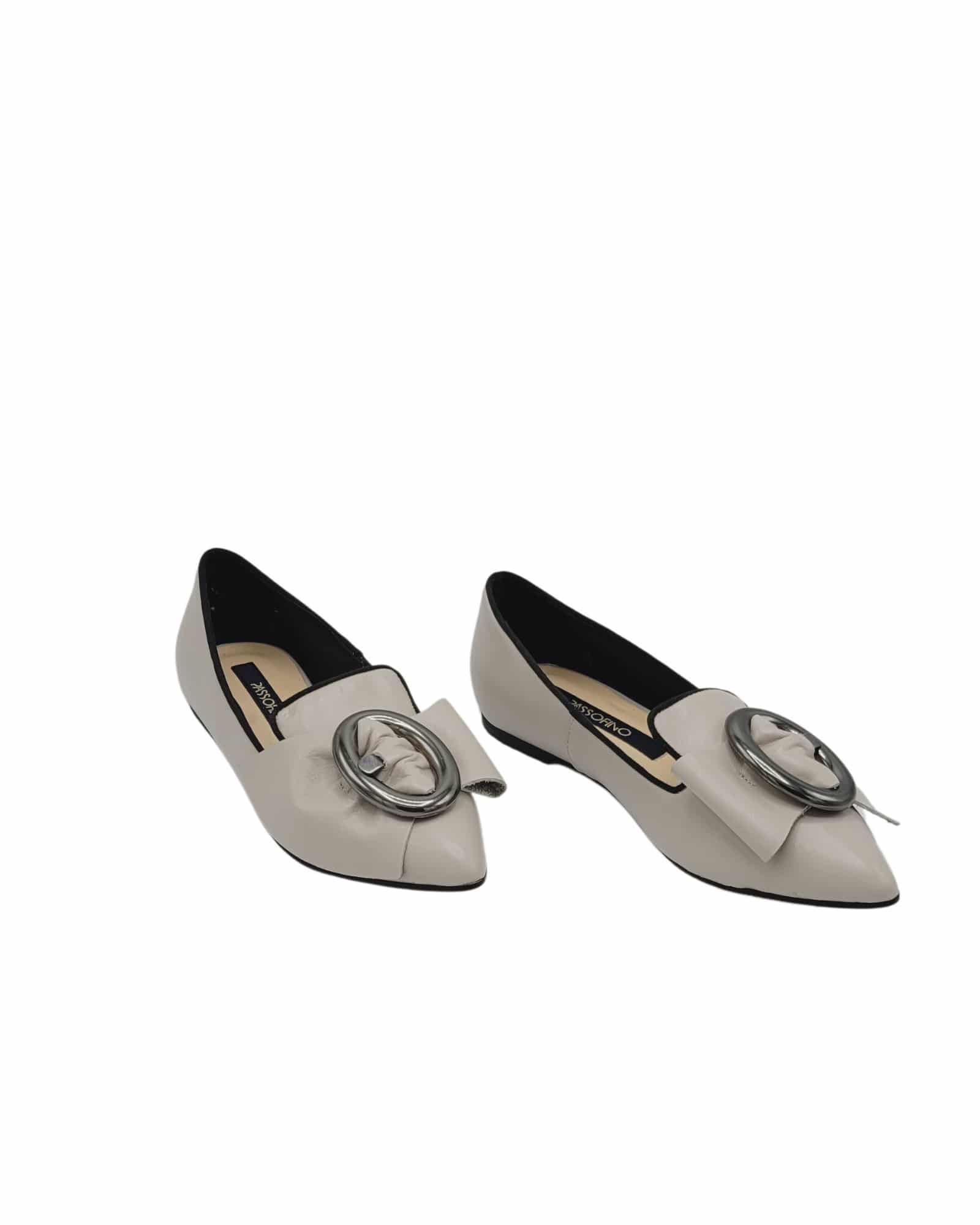 Balerini cu accesoriu oval Blake Grey