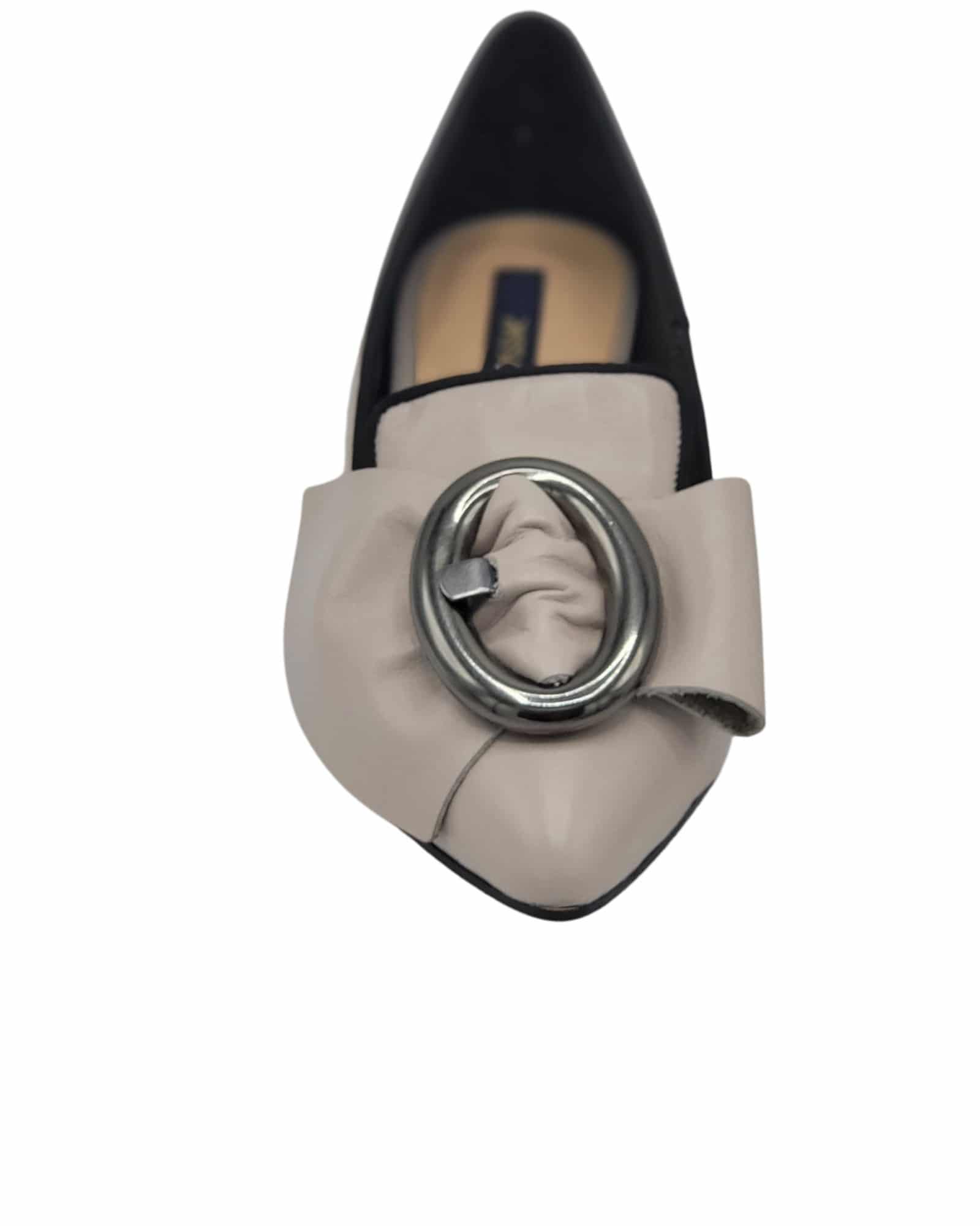 Balerini cu accesoriu oval Blake Grey