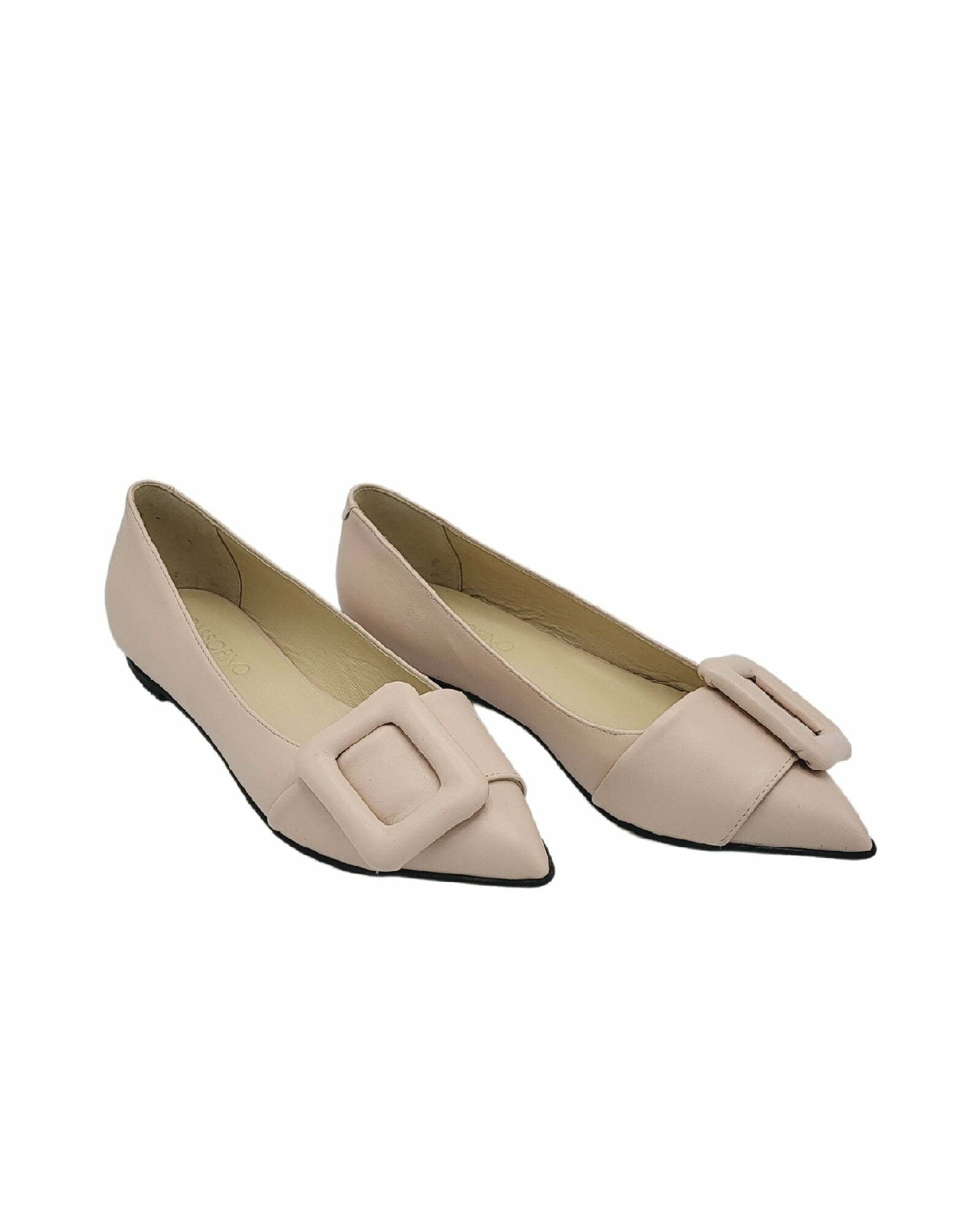 Balerini cu accesoriu PF1084-37 roz pudra