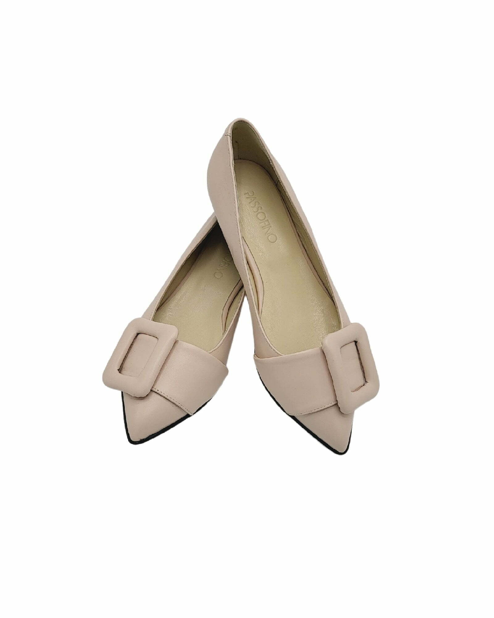 Balerini cu accesoriu PF1084-37 roz pudra