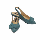 Balerini cu funda Joy Turquoise