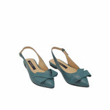 Balerini cu funda Joy Turquoise