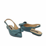 Balerini cu funda Joy Turquoise
