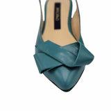 Balerini cu funda Joy Turquoise