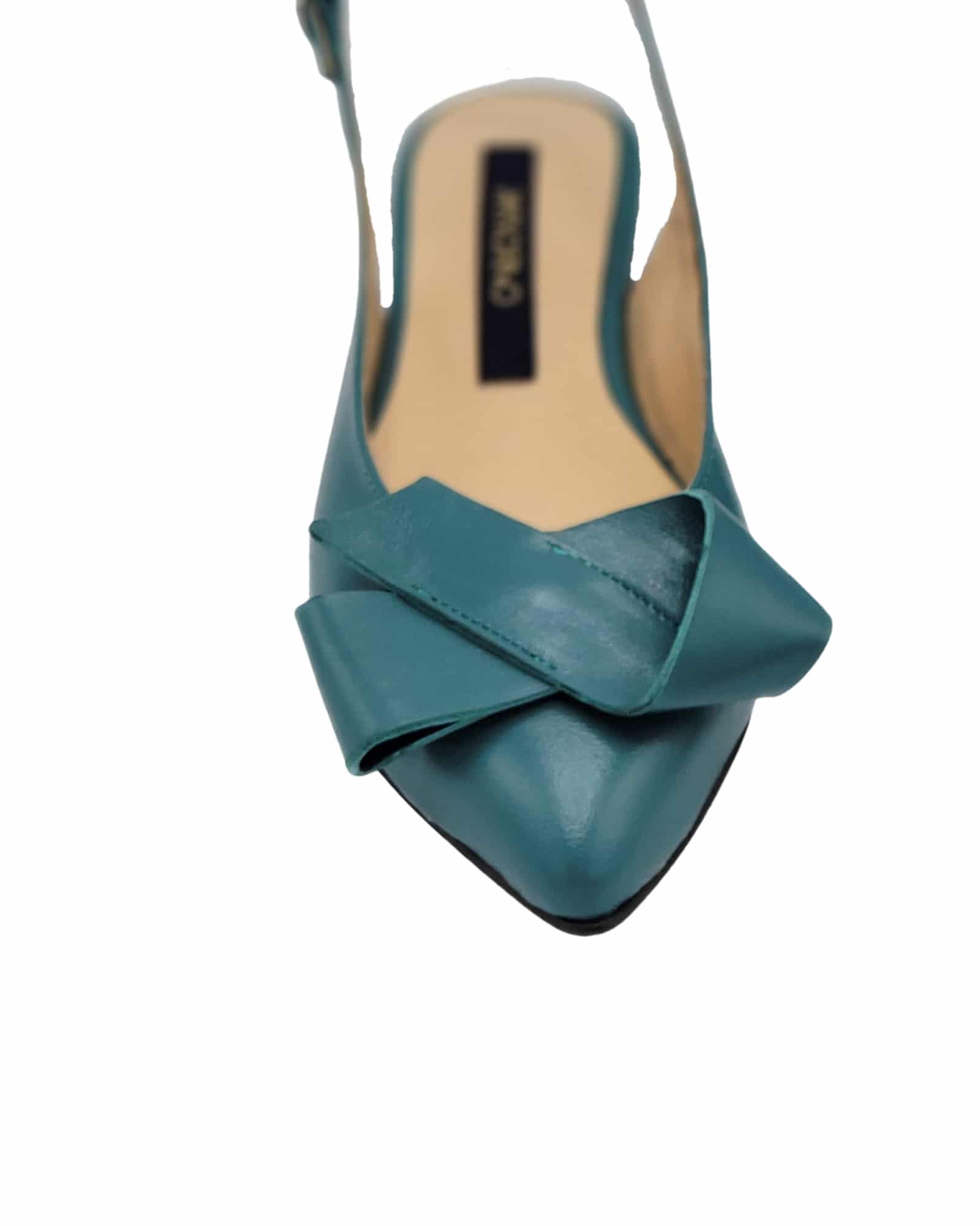 Balerini cu funda Joy Turquoise