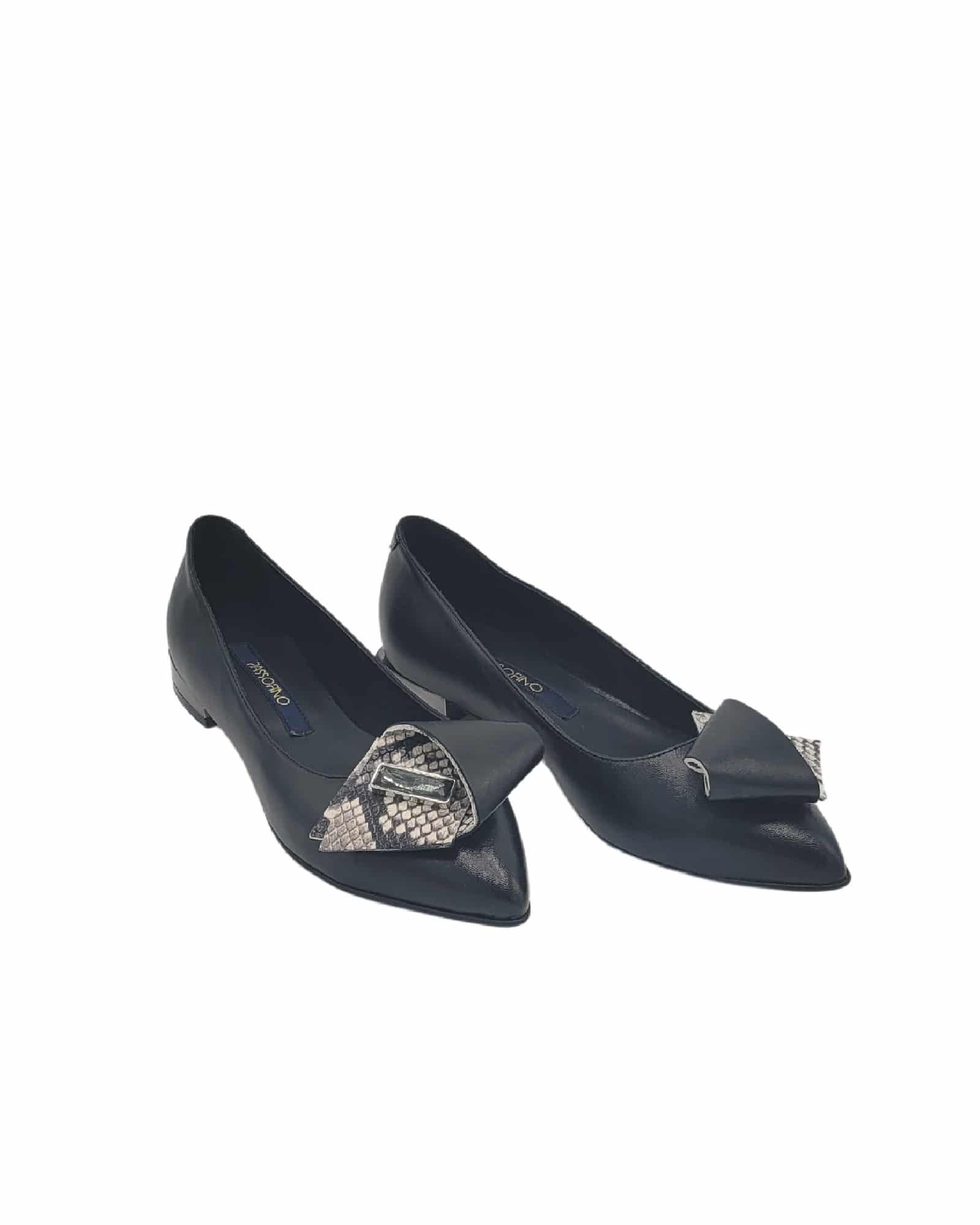 Balerini cu fundita PF531-18 negru