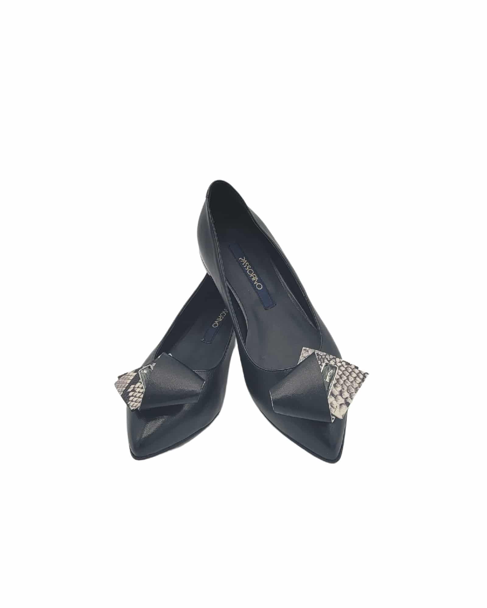 Balerini cu fundita PF531-18 negru