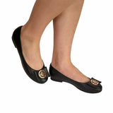 Balerini cu varf rotund Ada Black