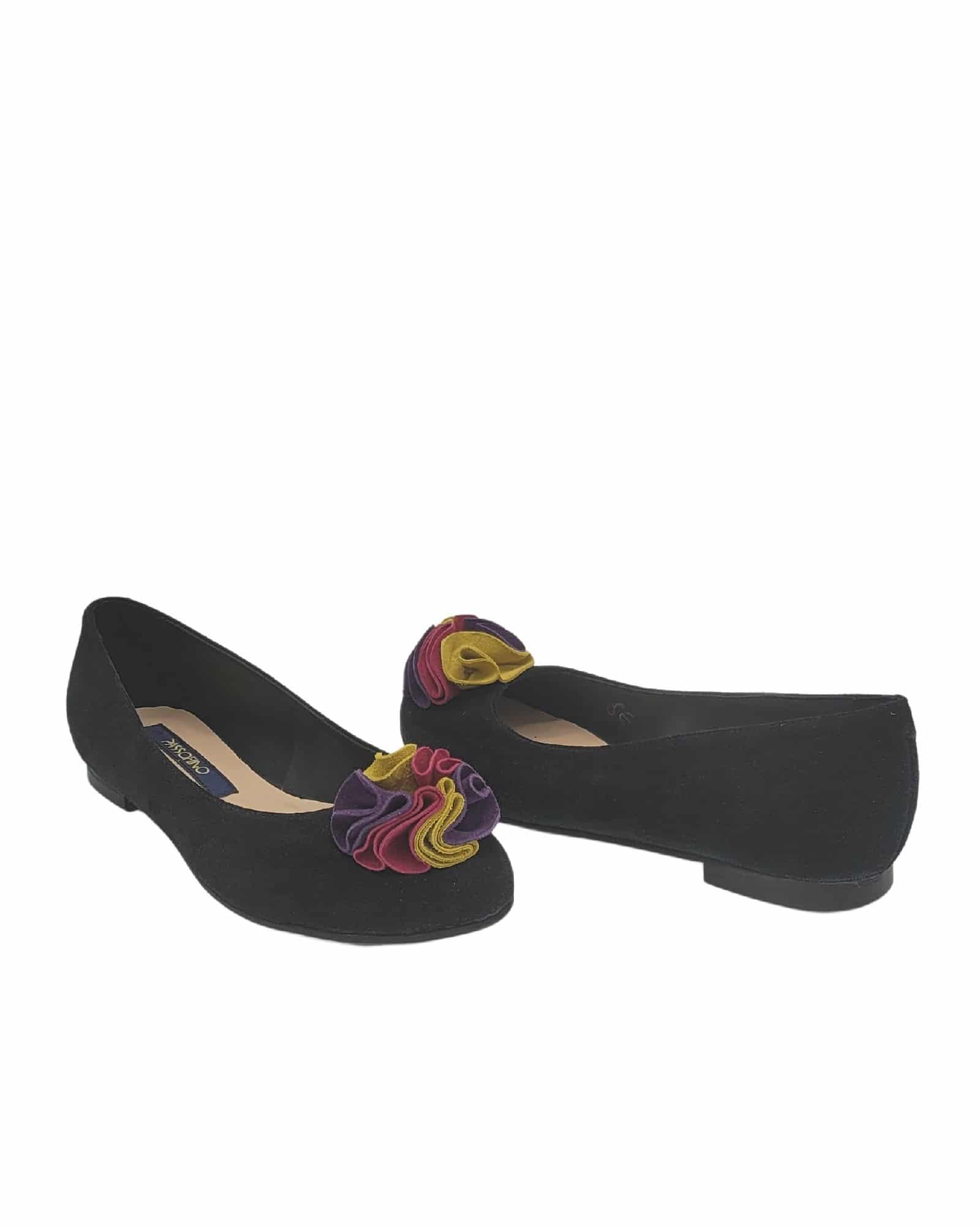 Balerini cu varf rotund Cruz Black