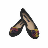 Balerini cu varf rotund Cruz Black
