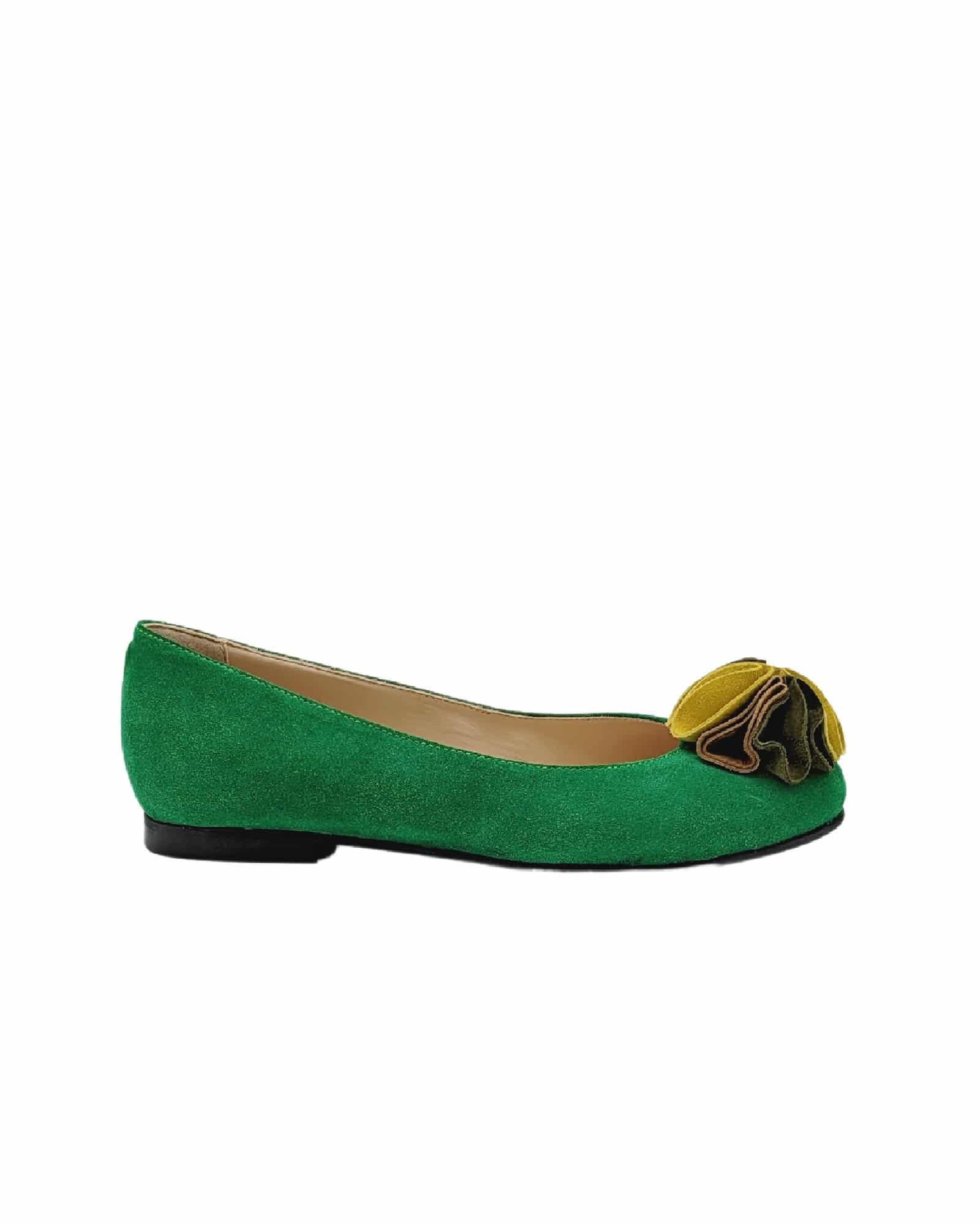 Balerini cu varf rotund Cruz Green
