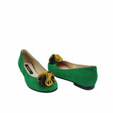 Balerini cu varf rotund Cruz Green