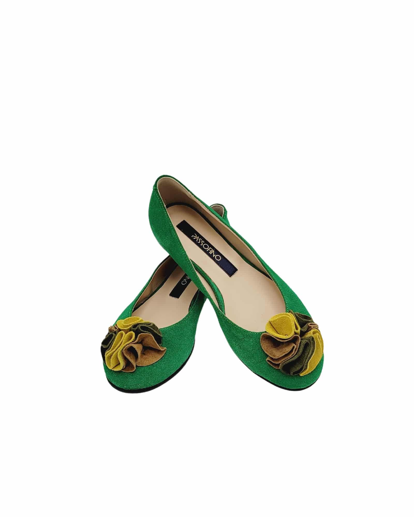 Balerini cu varf rotund Cruz Green